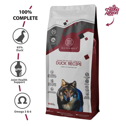 Barekmor: DUCK RECIPE : Original 65/35 Dry Dog Food (Adult) Freshly Prepared Duck with Fruits and Veg - ZARDS PET SUPPLIES - Alpha Albion - Dry Dog Food