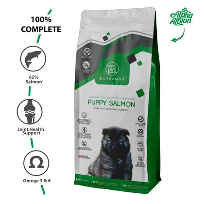 Barekmor: PUPPY SALMON RECIPE : Original 65/35 Dry Dog Food Grain Free - ZARDS PET SUPPLIES - Alpha Albion - Dry Dog Food