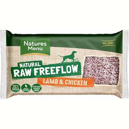 Copy of NATURES MENU HOME PREPARE RAW LAMB AND CHICKEN FREE FLOW MINCE FOR ADULT DOGS - ZARDS PET SUPPLIES - Natures Menu - RAW Dog Food